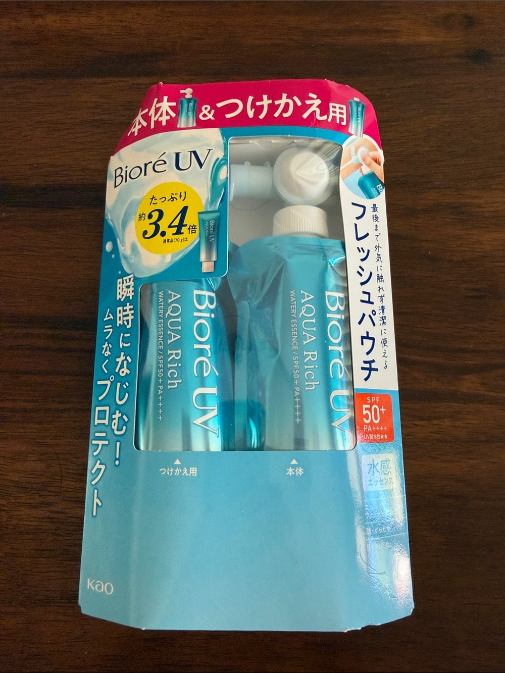 Biore UV AQUA Rich Watery Essence SPF50+ PA++++